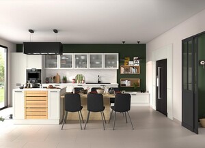 Aluminum kitchen, private sector, classic style